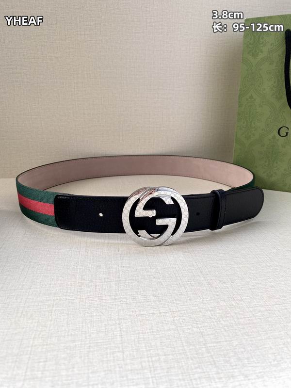 Gucci belt 38mmX95-125cm 8L (9)