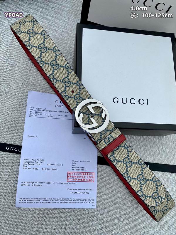 Gucci belt 40mmX100-125cm 8L (10)