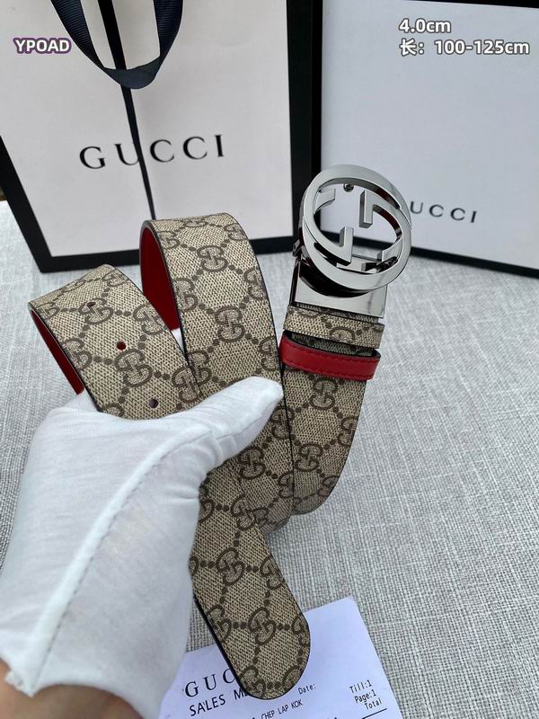 Gucci belt 40mmX100-125cm 8L (36)