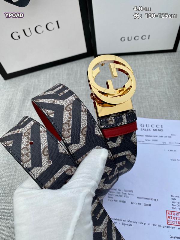 Gucci belt 40mmX100-125cm 8L (56)