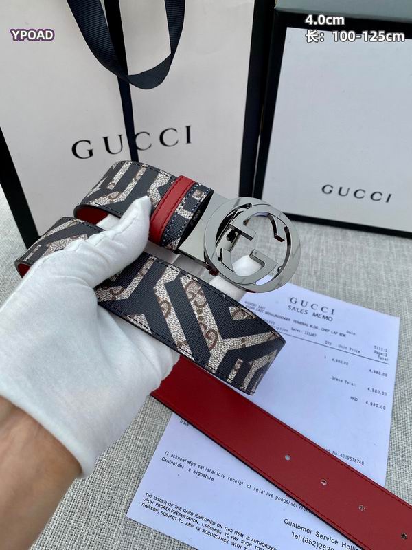 Gucci belt 40mmX100-125cm 8L (60)