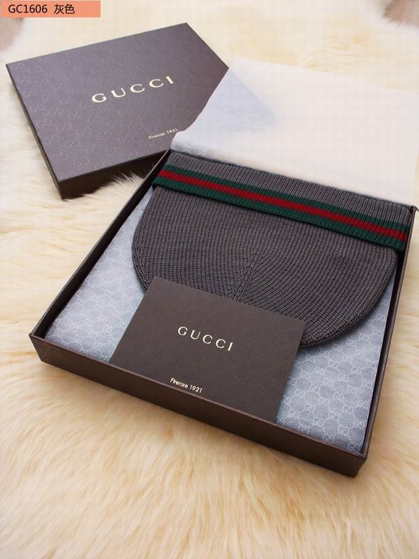 Gucci scarf hat 25X200cm E11 (10)