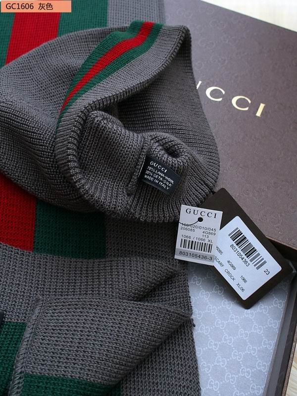 Gucci scarf hat 25X200cm E11 (13)