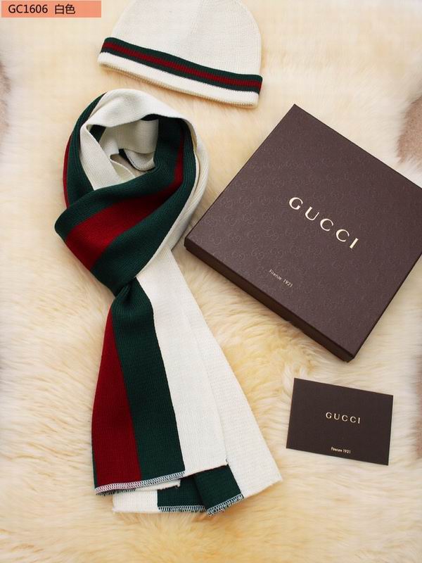 Gucci scarf hat 25X200cm E11 (19)