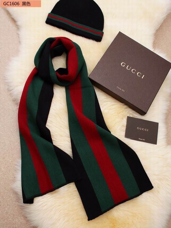 Gucci scarf hat 25X200cm E11 (2)