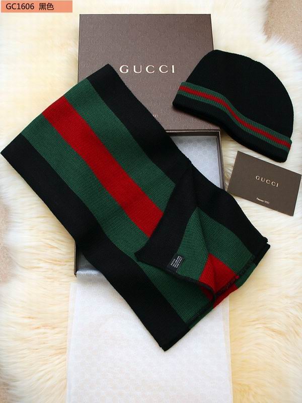 Gucci scarf hat 25X200cm E11 (5)