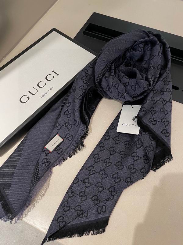 Gucci silk scarf 140X140cm E01 (10)