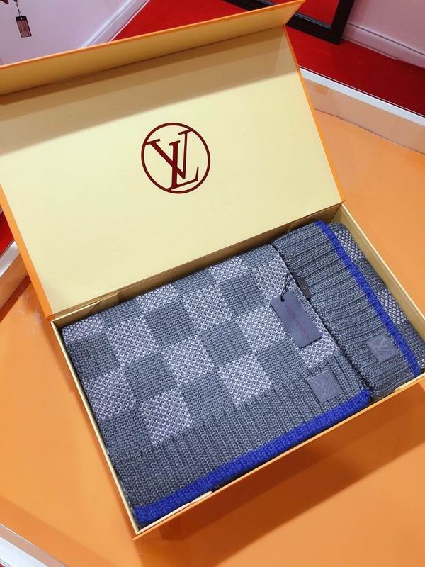 LV Scarf hat 30X180cm E08 (10)
