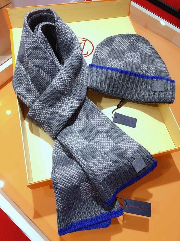 LV Scarf hat 30X180cm E08 (11)