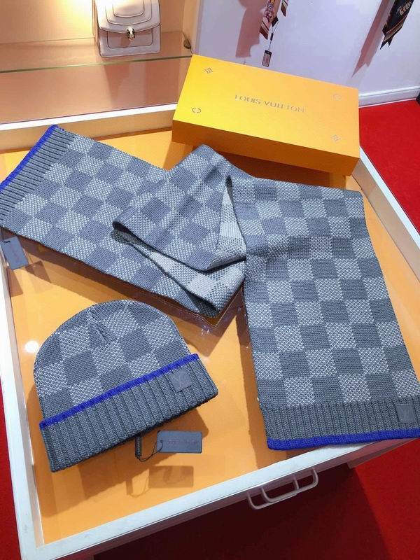 LV Scarf hat 30X180cm E08 (13)