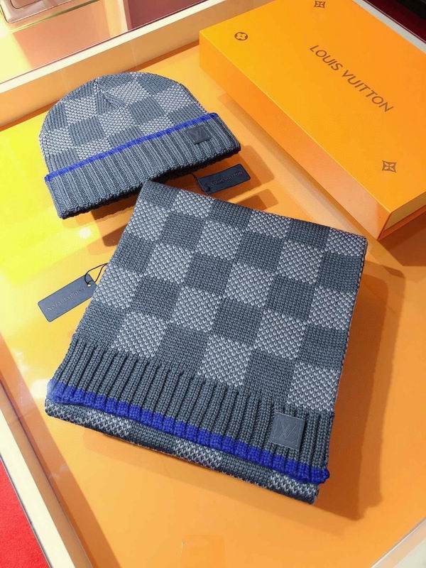 LV Scarf hat 30X180cm E08 (16)