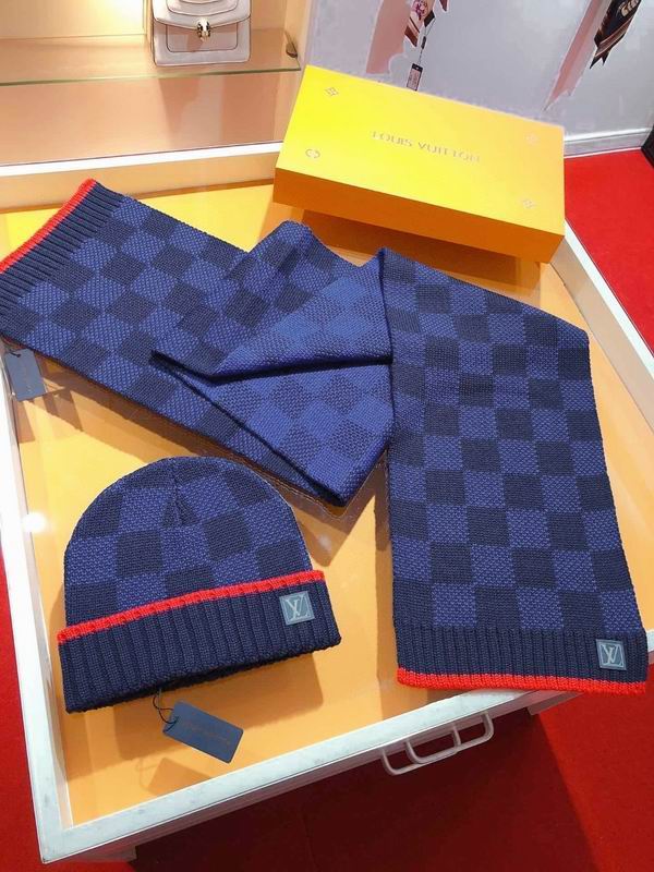 LV Scarf hat 30X180cm E08 (4)