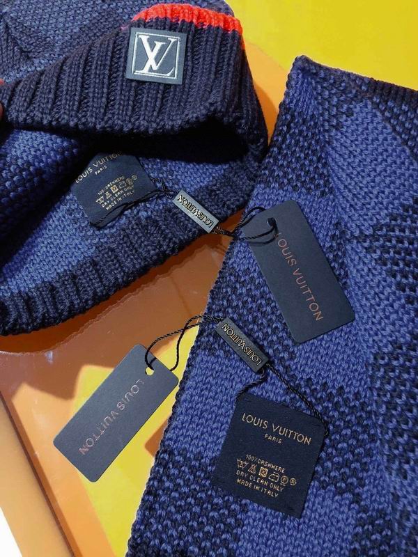 LV Scarf hat 30X180cm E08 (5)