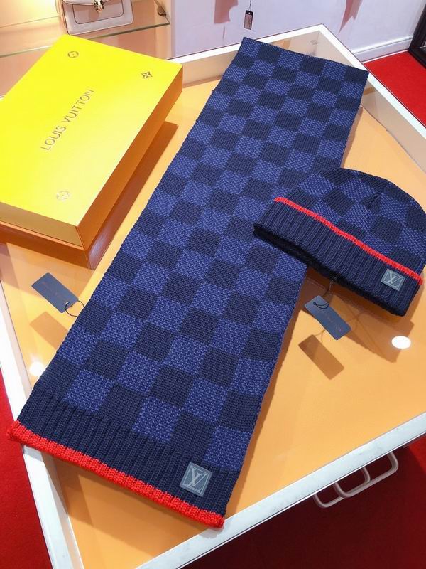 LV Scarf hat 30X180cm E08 (8)