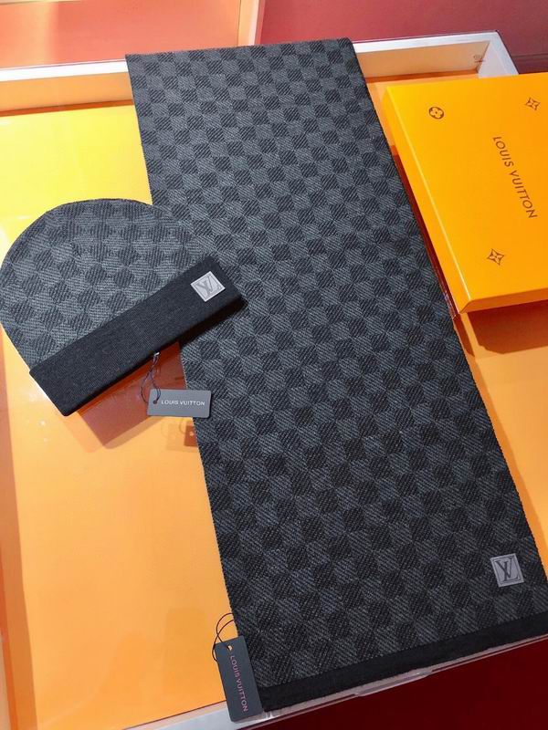 LV Scarf hat 30X180cm E10 (10)