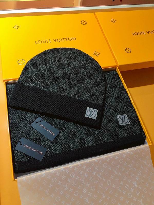 LV Scarf hat 30X180cm E10 (14)