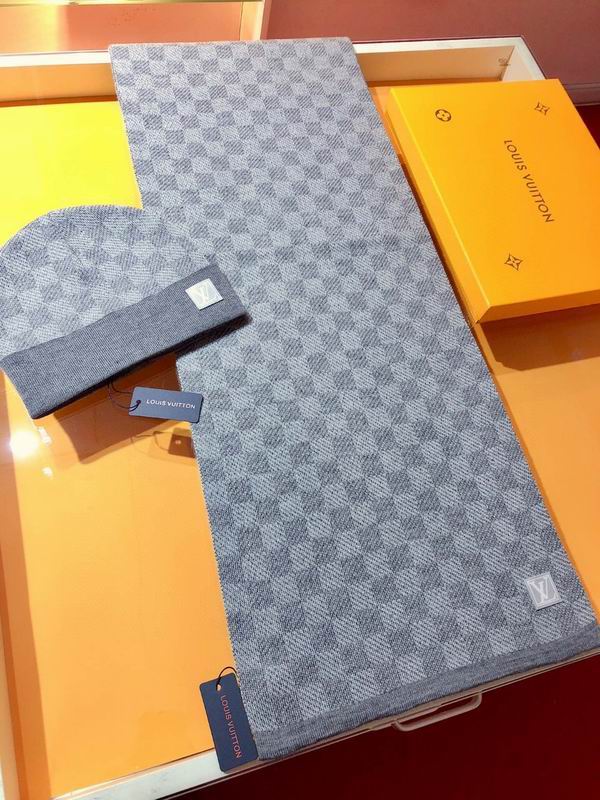 LV Scarf hat 30X180cm E10 (5)