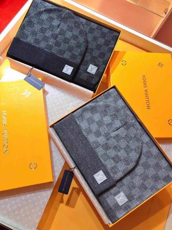 LV Scarf hat 30X180cm E10 (9)