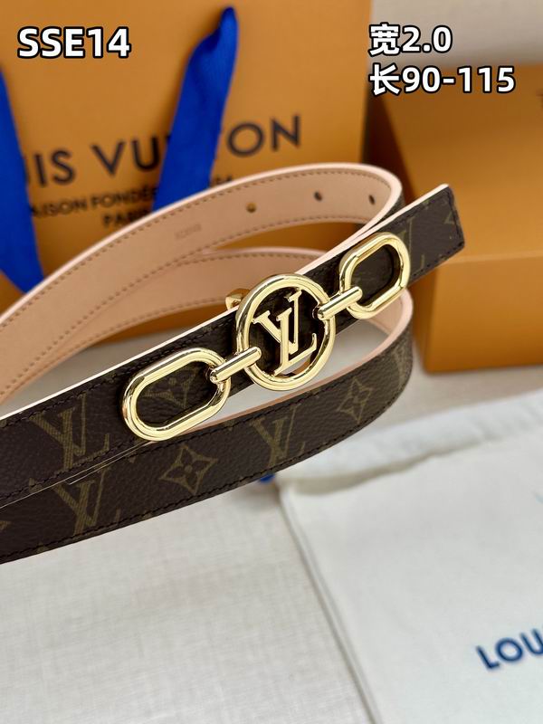 LV belt 20mmX90-115cm 8L (316)
