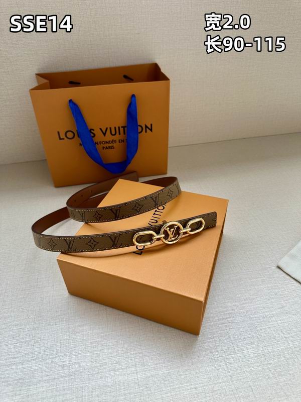 LV belt 20mmX90-115cm 8L (340)