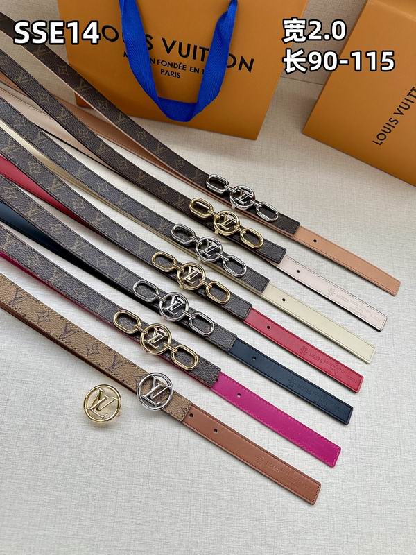 LV belt 20mmX90-115cm 8L (345)