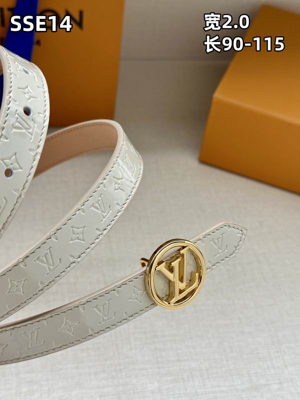 LV belt 20mmX90-115cm 8L (347)