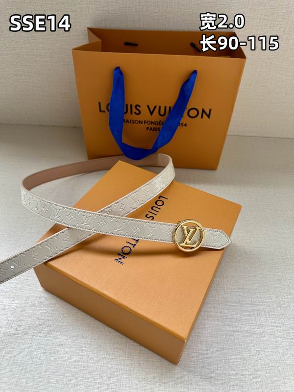 LV belt 20mmX90-115cm 8L (349)