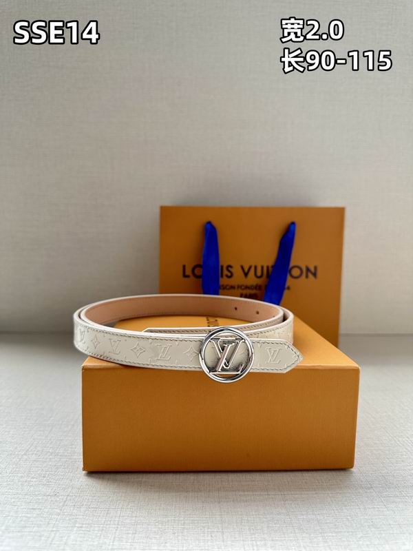 LV belt 20mmX90-115cm 8L (351)