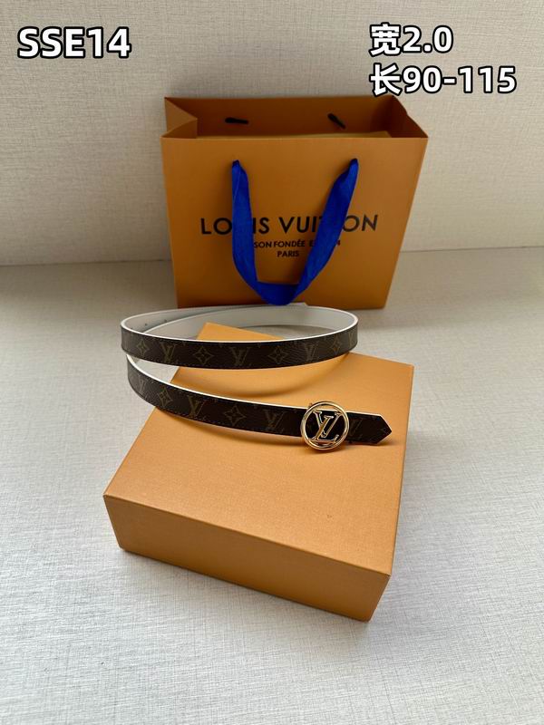 LV belt 20mmX90-115cm 8L (398)