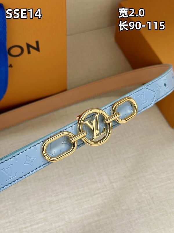 LV belt 20mmX90-115cm 8L (407)