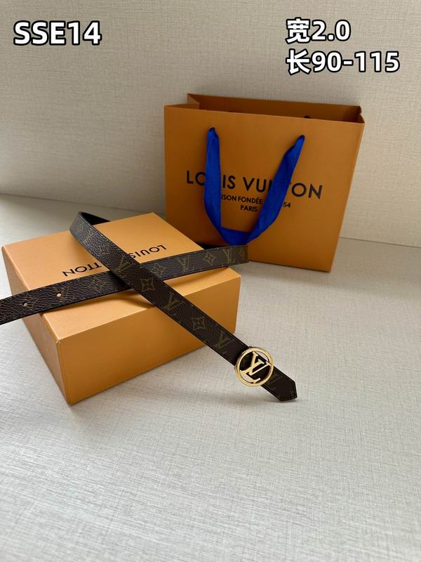 LV belt 20mmX90-115cm 8L (438)