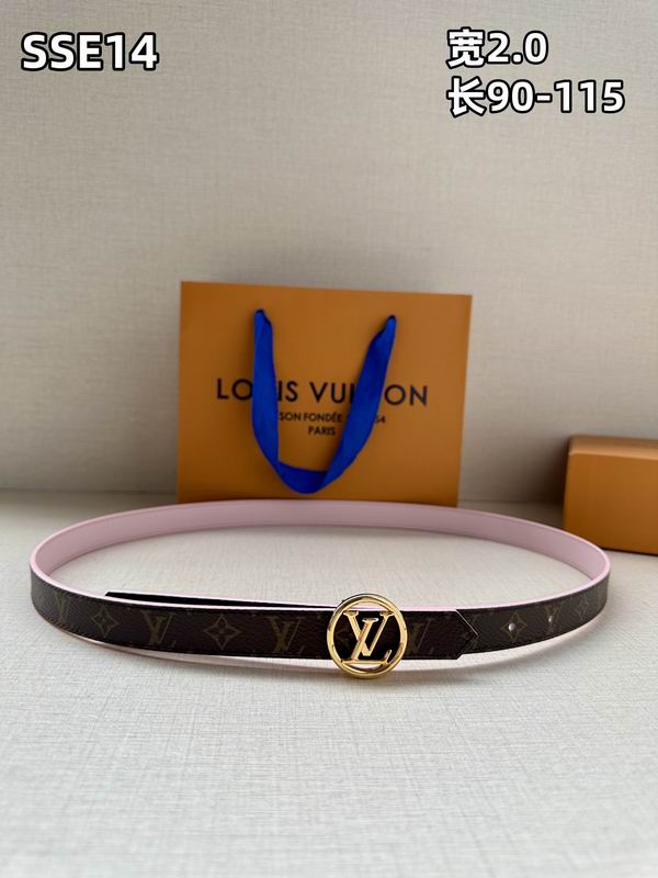 LV belt 20mmX90-115cm 8L (440)