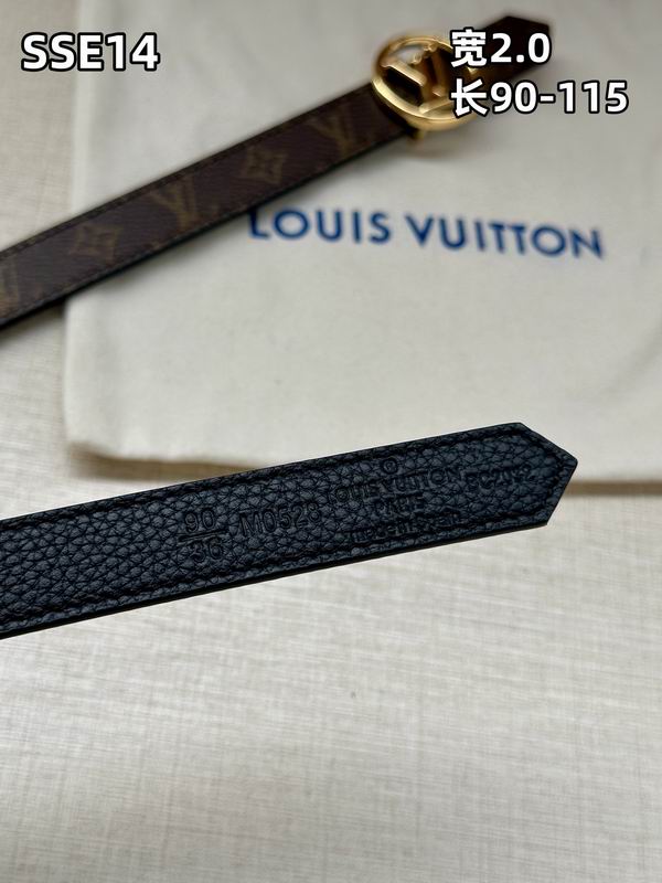 LV belt 20mmX90-115cm 8L (457)