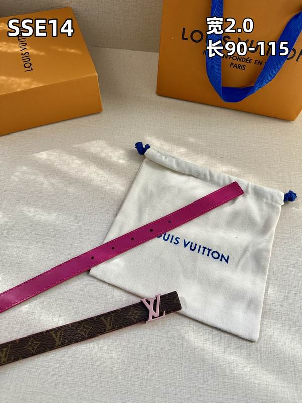 LV belt 20mmX90-115cm 8L (487)