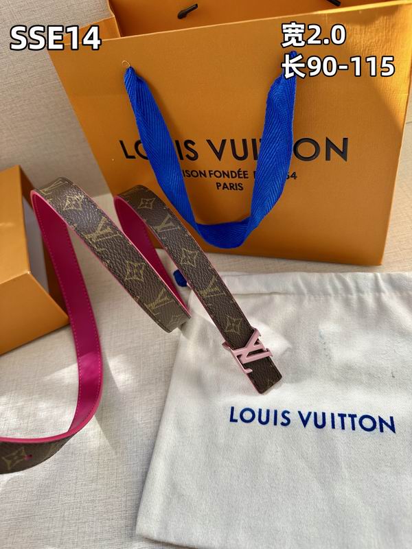 LV belt 20mmX90-115cm 8L (489)