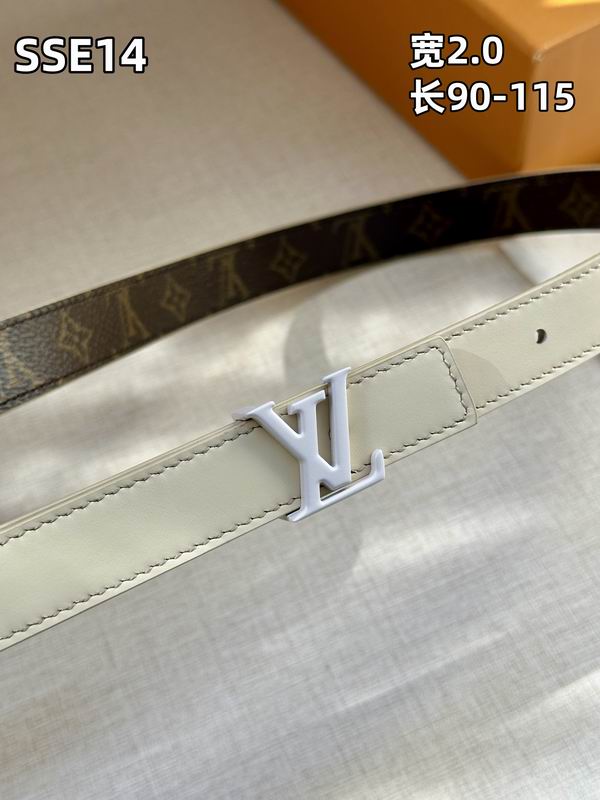 LV belt 20mmX90-115cm 8L (494)
