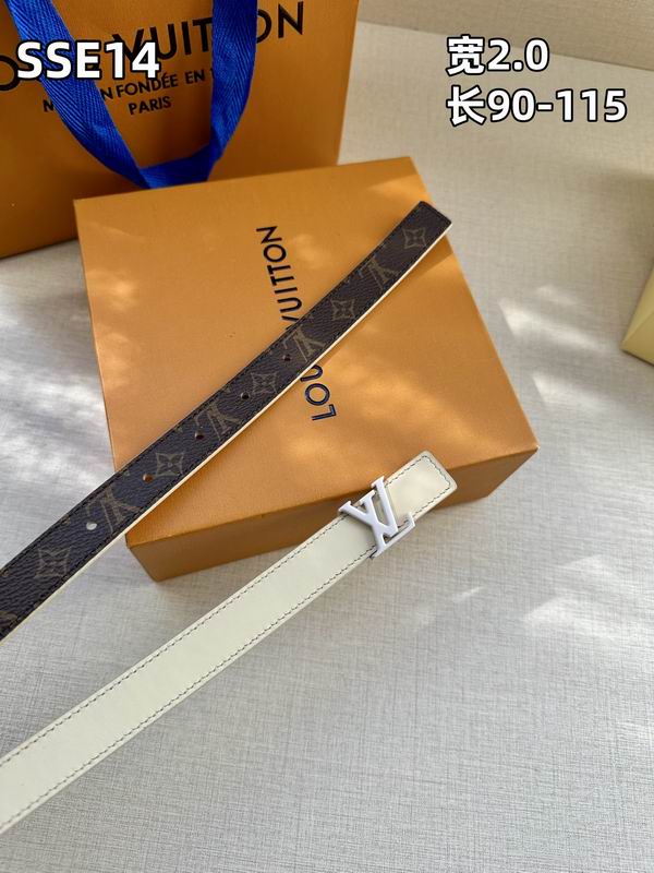 LV belt 20mmX90-115cm 8L (495)