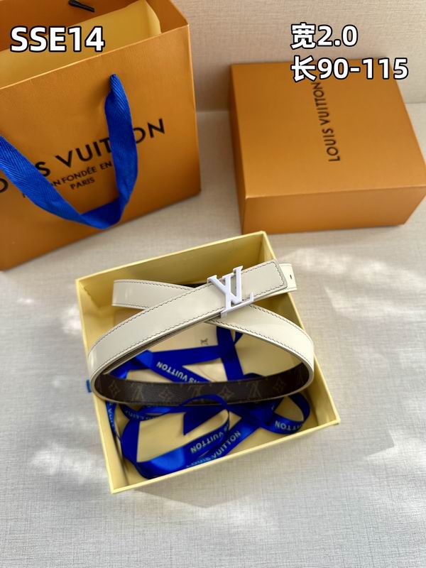 LV belt 20mmX90-115cm 8L (496)