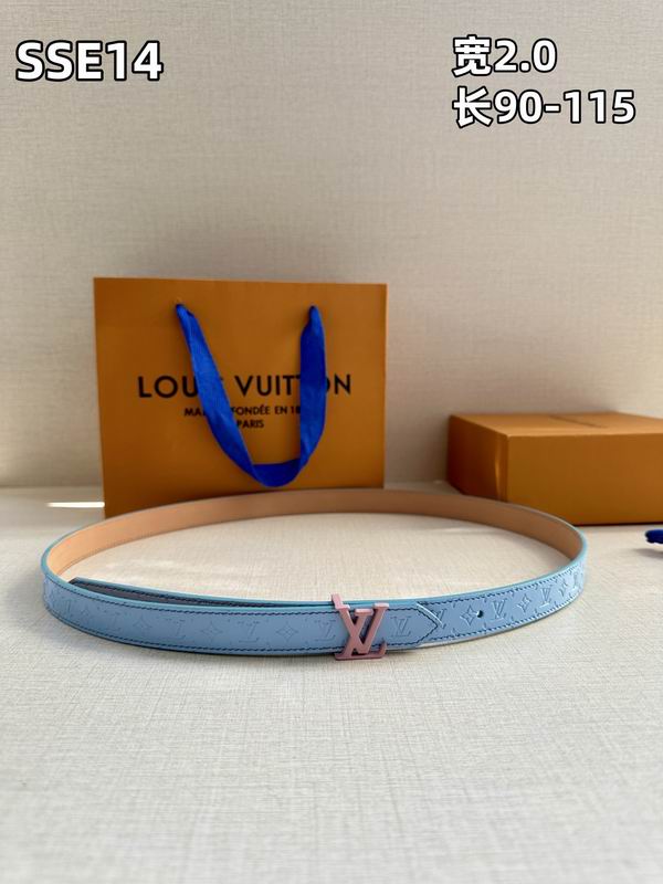 LV belt 20mmX90-115cm 8L (509)