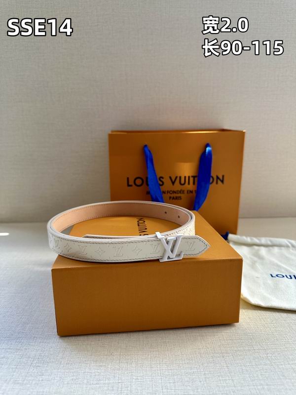 LV belt 20mmX90-115cm 8L (518)