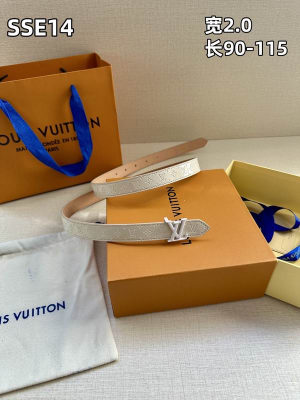 LV belt 20mmX90-115cm 8L (519)