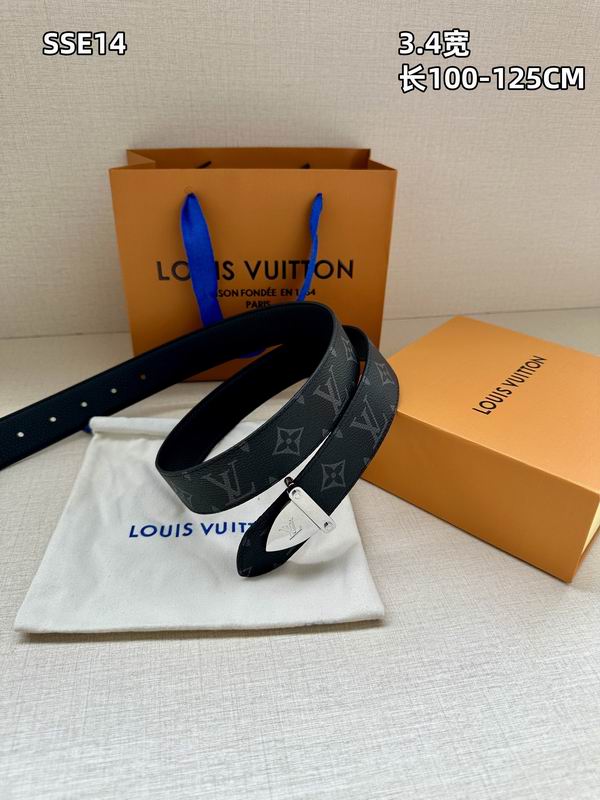 LV belt 34mmX100-125cm 8L (105)