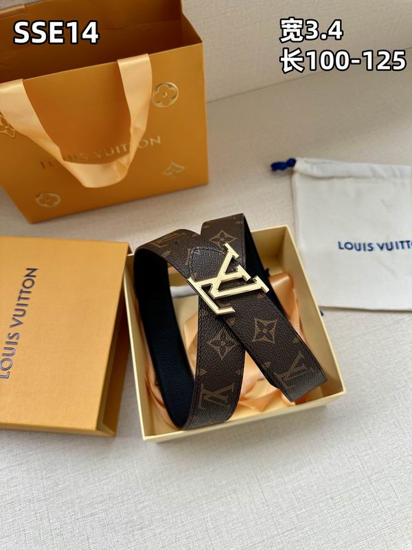 LV belt 34mmX100-125cm 8L (120)