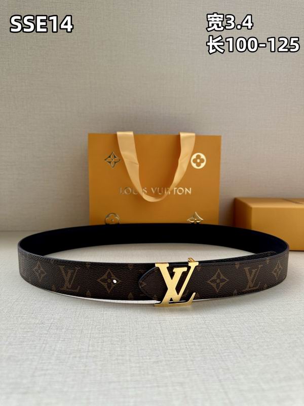 LV belt 34mmX100-125cm 8L (128)