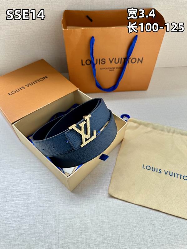 LV belt 34mmX100-125cm 8L (201)