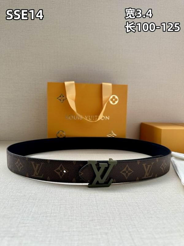 LV belt 34mmX100-125cm 8L (215)