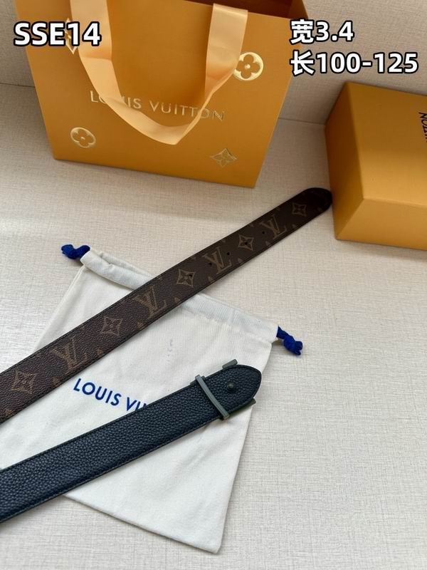 LV belt 34mmX100-125cm 8L (220)