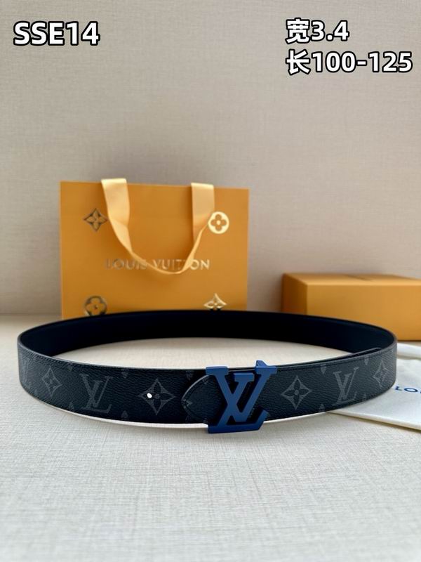 LV belt 34mmX100-125cm 8L (222)