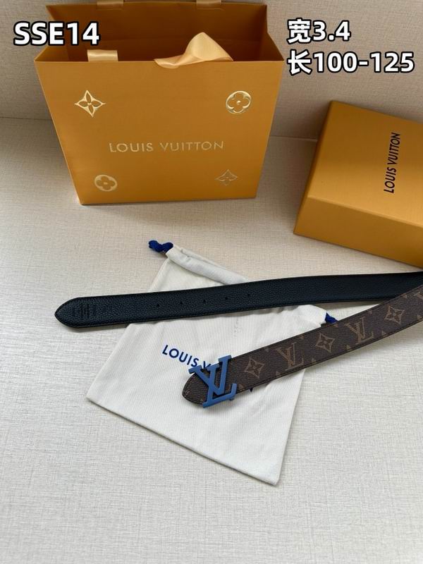 LV belt 34mmX100-125cm 8L (231)