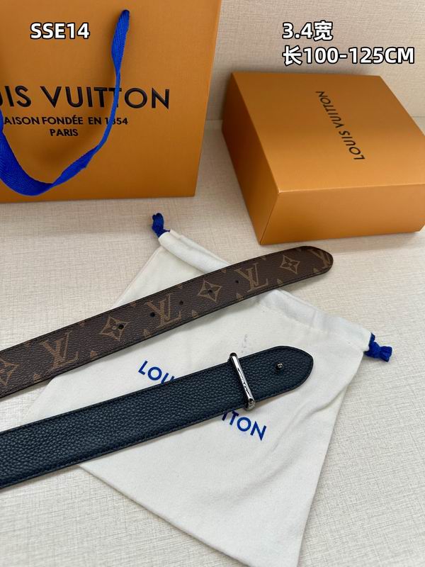 LV belt 34mmX100-125cm 8L (90)